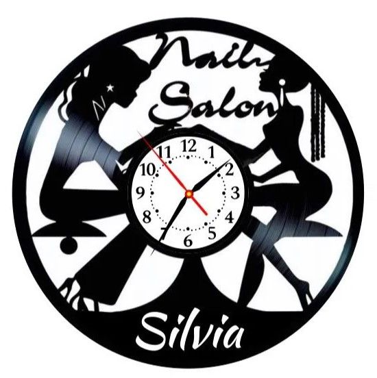 SALON MANICHIURA ( PERSONALIZABIL)-ceas de perete