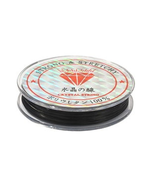 Guta elastica neagra 0,8mm / 10m (1rola) DV.0011