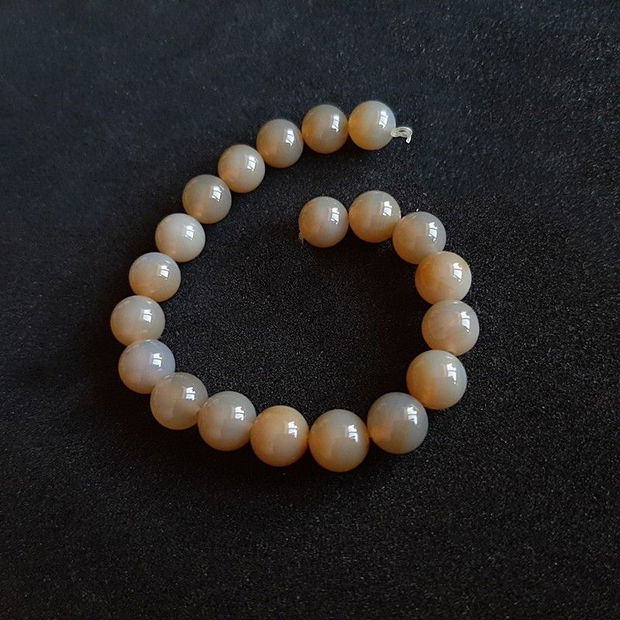 Margele pietre naturale (N01) - Agate gri 8mm (5buc) MG.0150