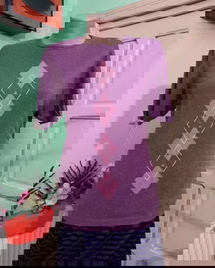 Bluza din casmir si matase