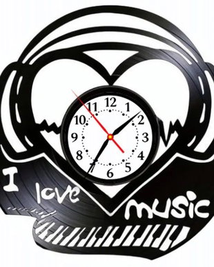 ILOVE MUSIC-ceas de perete
