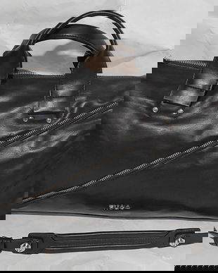 Geanta din piele manuse Hugo