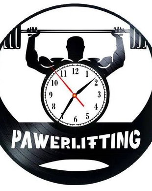 POWERLIFTING-ceas de perete