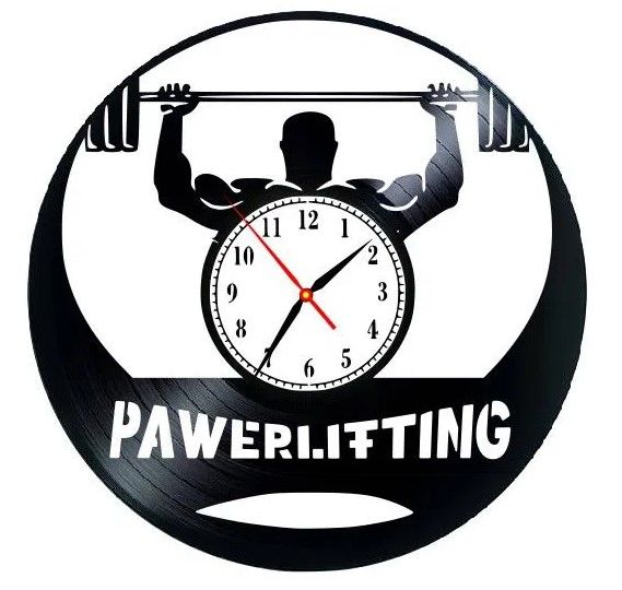POWERLIFTING-ceas de perete