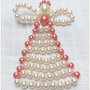 GLOB- INGERAS- PERLE ALBE SI ROZ DE STICLA