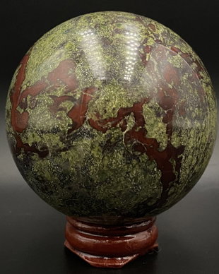 Jasp Sangele Dragonului - sfera piatra semipretioasa
