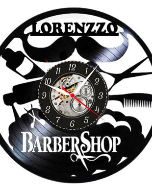 BARBERSHOP-ceas de perete (personalizabil)