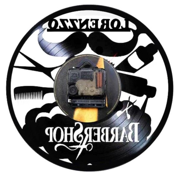 BARBERSHOP-ceas de perete (personalizabil)