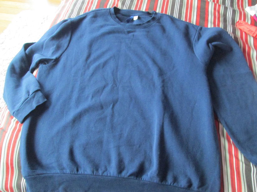 bluza/flanela bleumarine H&M  XL/XXL