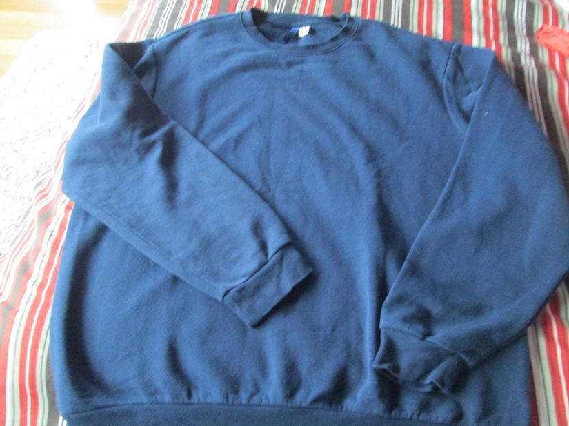 bluza/flanela bleumarine H&M  XL/XXL