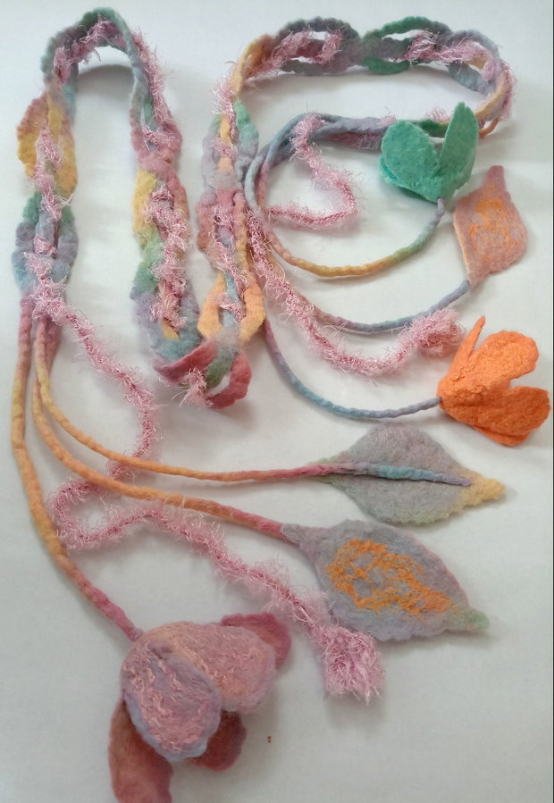 Eșarfă pastel