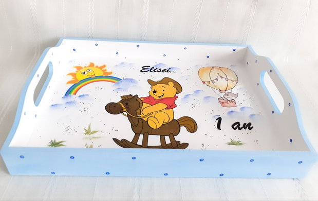 Tavita de mot baietel cu Winnie cow-boy