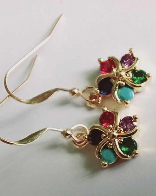 Flori - Cubic Zirconia multicolor