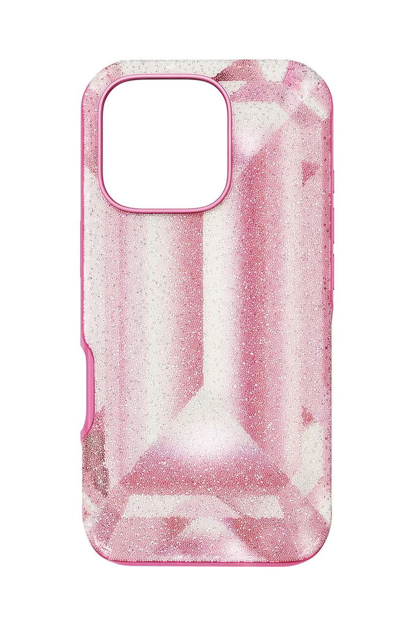 Swarovski etui pentru telefon HIGH 16 PRO culoarea roz, 5700010