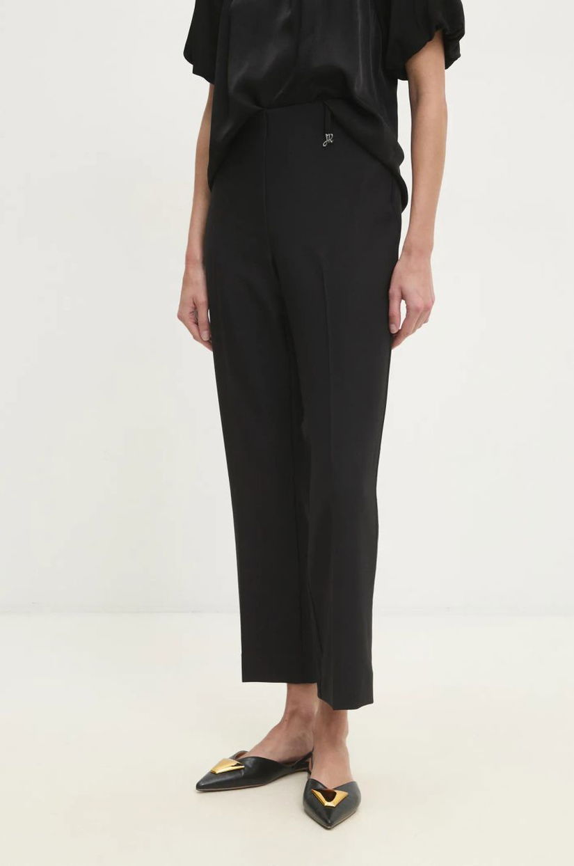 Joseph Ribkoff pantaloni femei, culoarea negru, drept, high waist, 251067