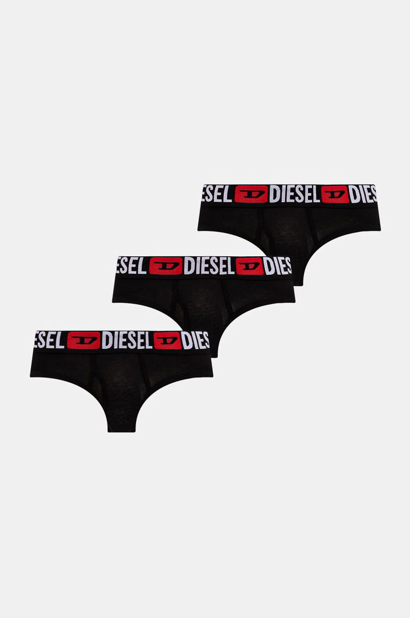 Diesel chiloti OXY-D-CORE-3PACK UNDERPANTS 3-pack culoarea negru, A17519.0NJAP