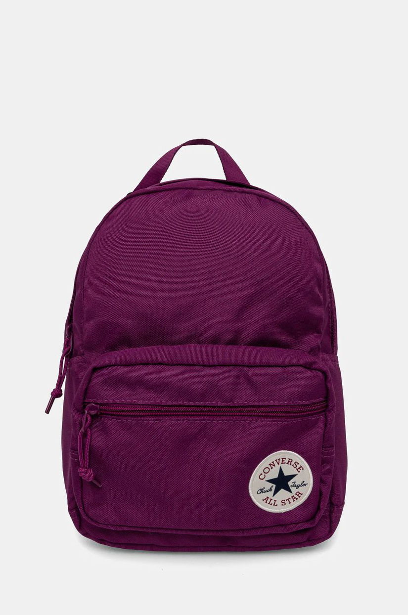 Converse rucsac culoarea violet, mic, neted, 10020538-A08