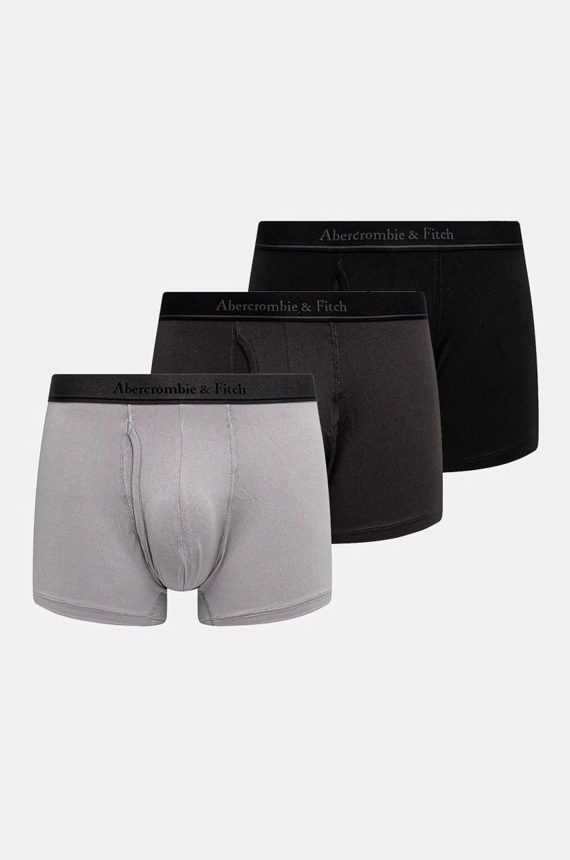 Abercrombie & Fitch boxeri 3-pack barbati, culoarea bej, KI114-4013