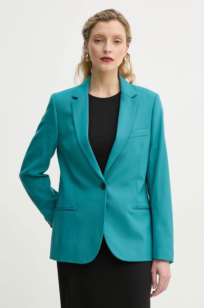 PS Paul Smith sacou culoarea verde, un singur rand de nasturi, neted, W2R.248J.N31053