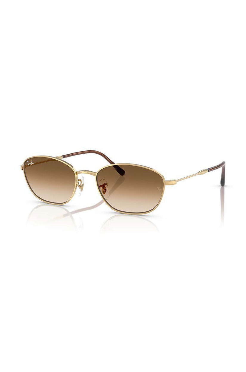 Ray-Ban ochelari de soare femei, culoarea auriu, 0RB3749