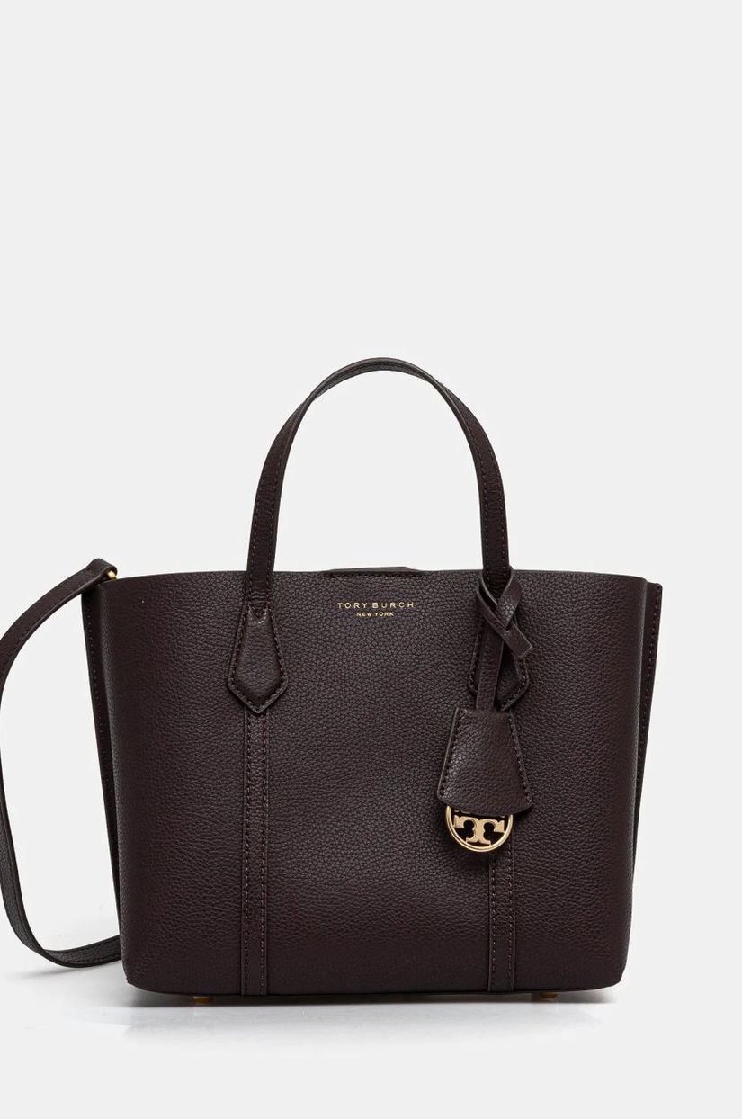 Tory Burch poseta Perry culoarea maro, 158532.600