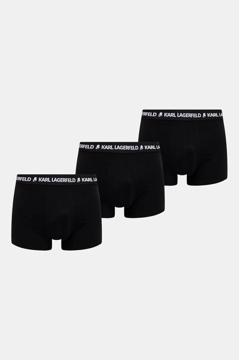 Karl Lagerfeld boxeri 3-pack barbati, culoarea negru, A1M47151