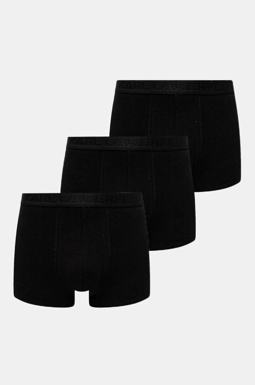 Karl Lagerfeld boxeri 3-pack bărbați, culoarea negru, A1M47087