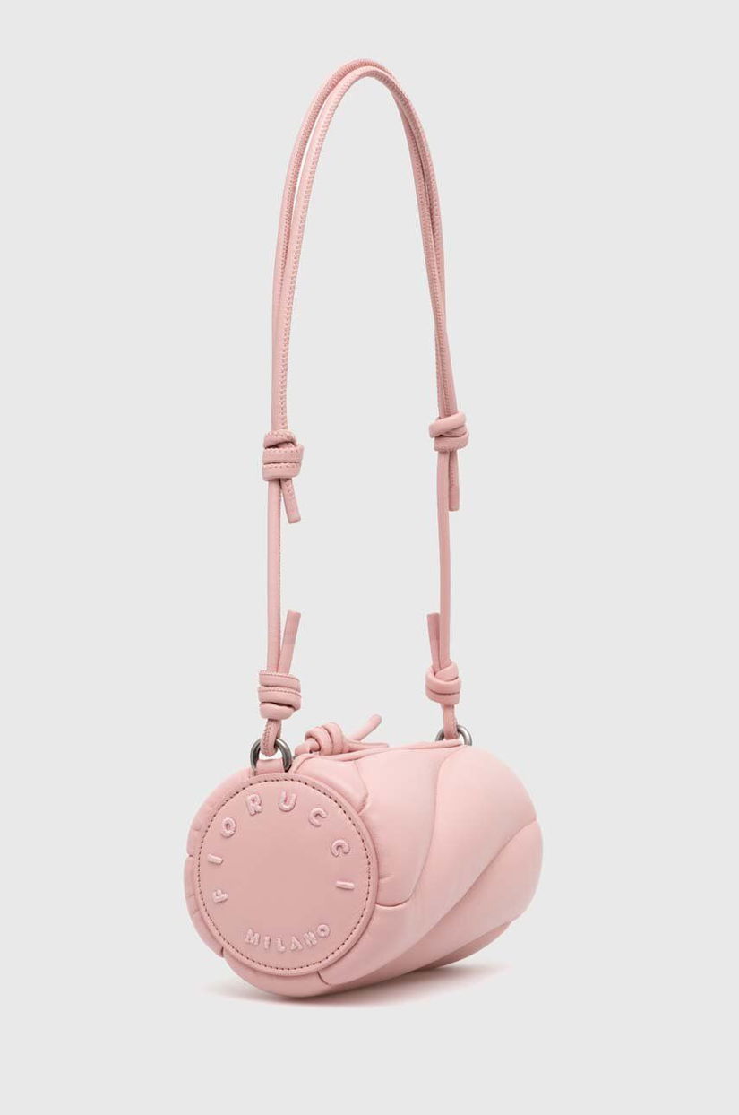 Fiorucci poseta de piele Baby Pink Leather Mini Mella Bag culoarea roz, U01FPABA002LE04PN02