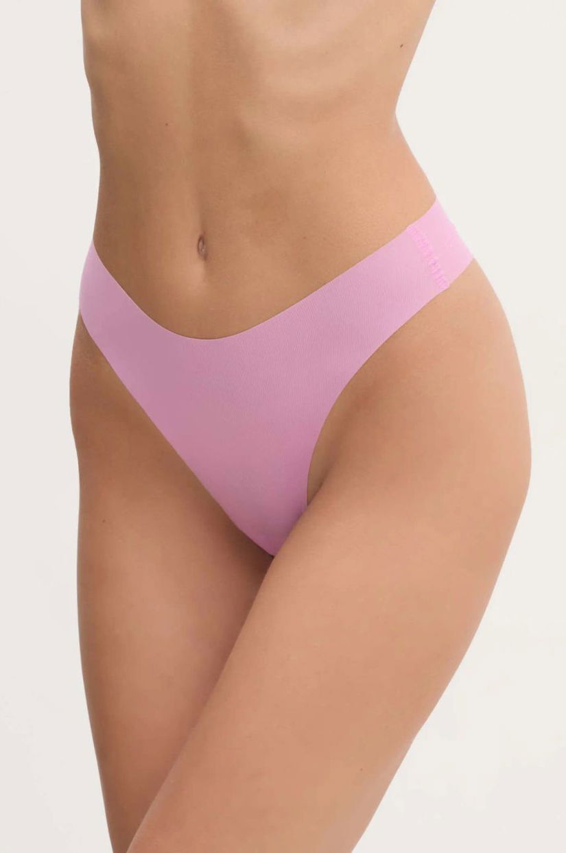 Chantelle tanga culoarea violet, C22HG9