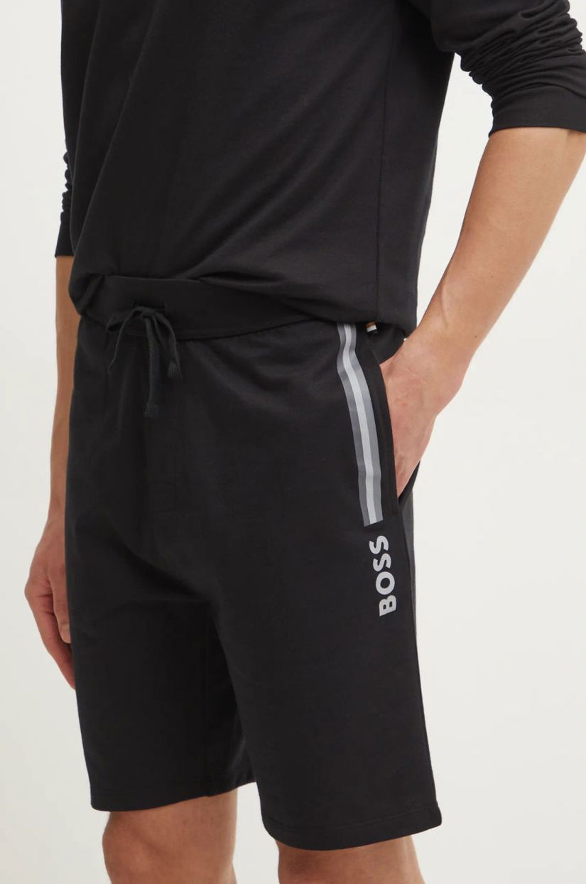 BOSS pantaloni scurți din bumbac culoarea negru, 50535837