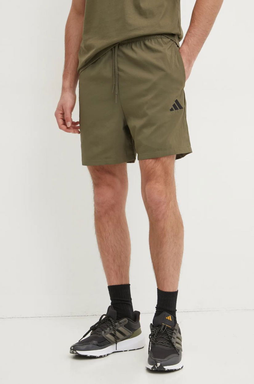 adidas pantaloni scurți Chelsea bărbați, culoarea verde, JF1113