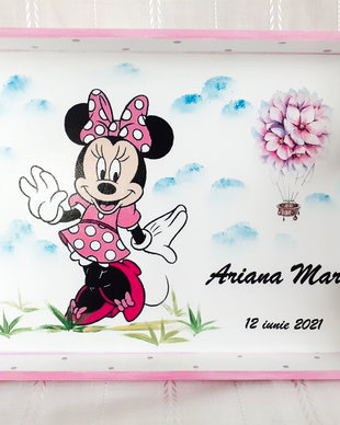 Tavita de mot fetita cu Minnie