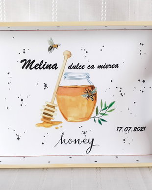 Tavita de mot fetita dulce ca mierea