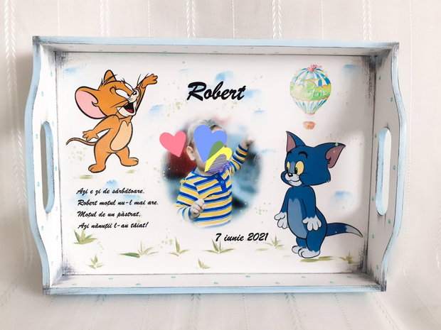 Tavita de mot baietel cu Tom și Jerry