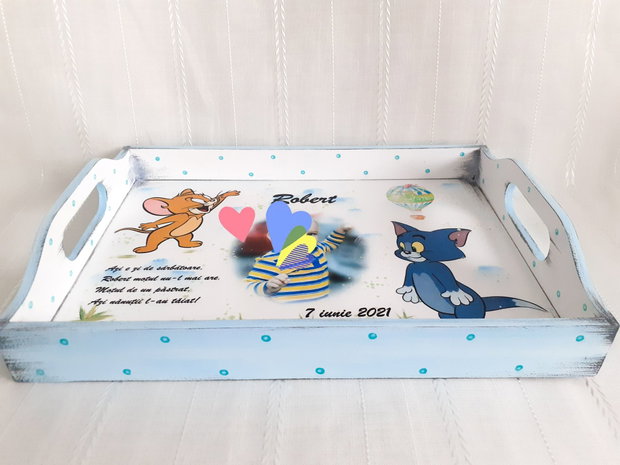 Tavita de mot baietel cu Tom și Jerry