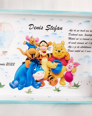 Tavita de mot baietel cu Pooh și prietenii săi