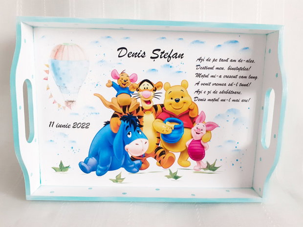 Tavita de mot baietel cu Pooh și prietenii săi