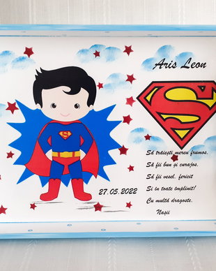 Tavita de mot baietel cu Superman