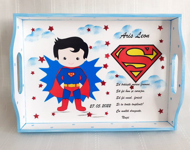 Tavita de mot baietel cu Superman