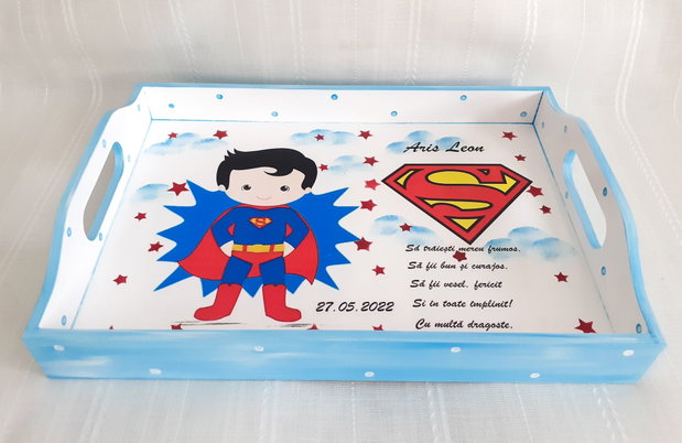 Tavita de mot baietel cu Superman