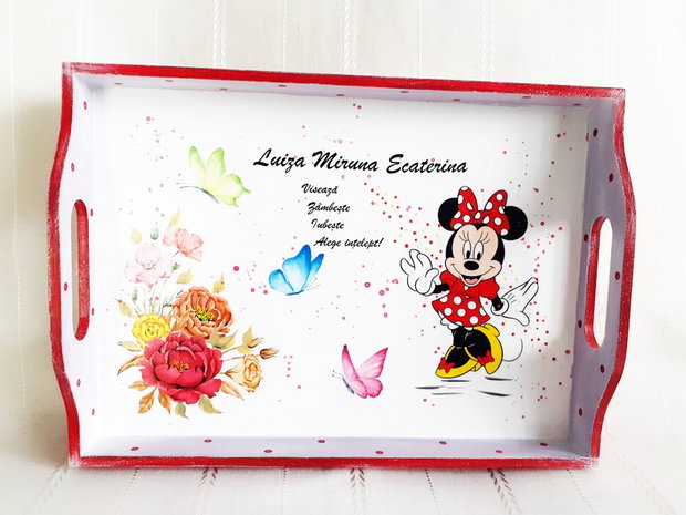 Tavita de mot fetita cu Minnie