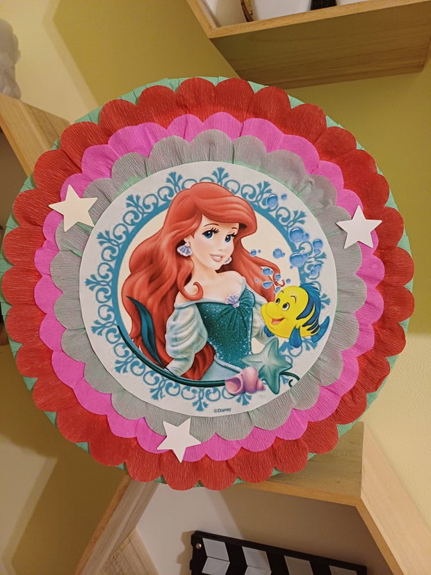 Pinata piniata Ariel Mica Sirena
