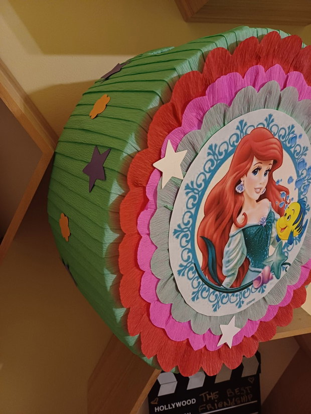 Pinata piniata Ariel Mica Sirena