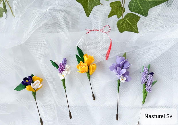 Martisor pin: Flori