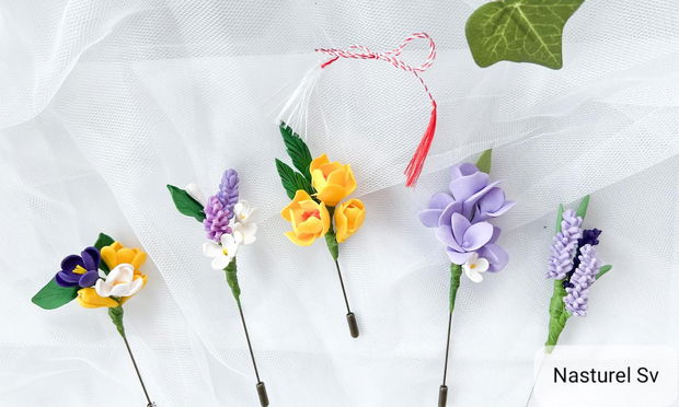 Martisor pin: Flori