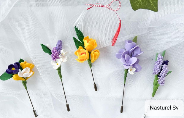 Martisor pin: Flori