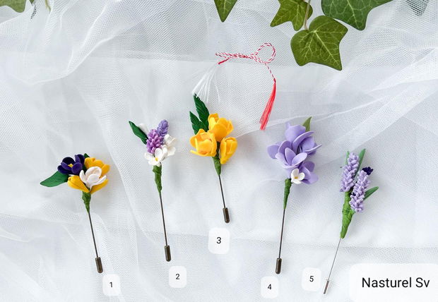 Martisor pin: Flori