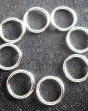 Zale argintiu deschis 6 mm