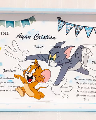Tavita de mot baietel Cu Tom și Jerry