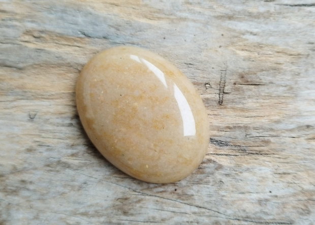 Cabochon aventurin galben, 40x30 mm